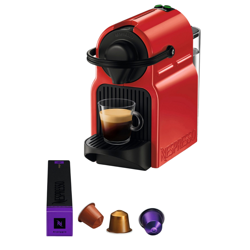 Máy pha cà phê viên nén Krups XN1005 Nespresso màu đỏ
