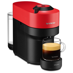 Máy pha cà phê viên nén Nespresso Krups XN9205 Vertuo Pop màu đỏ