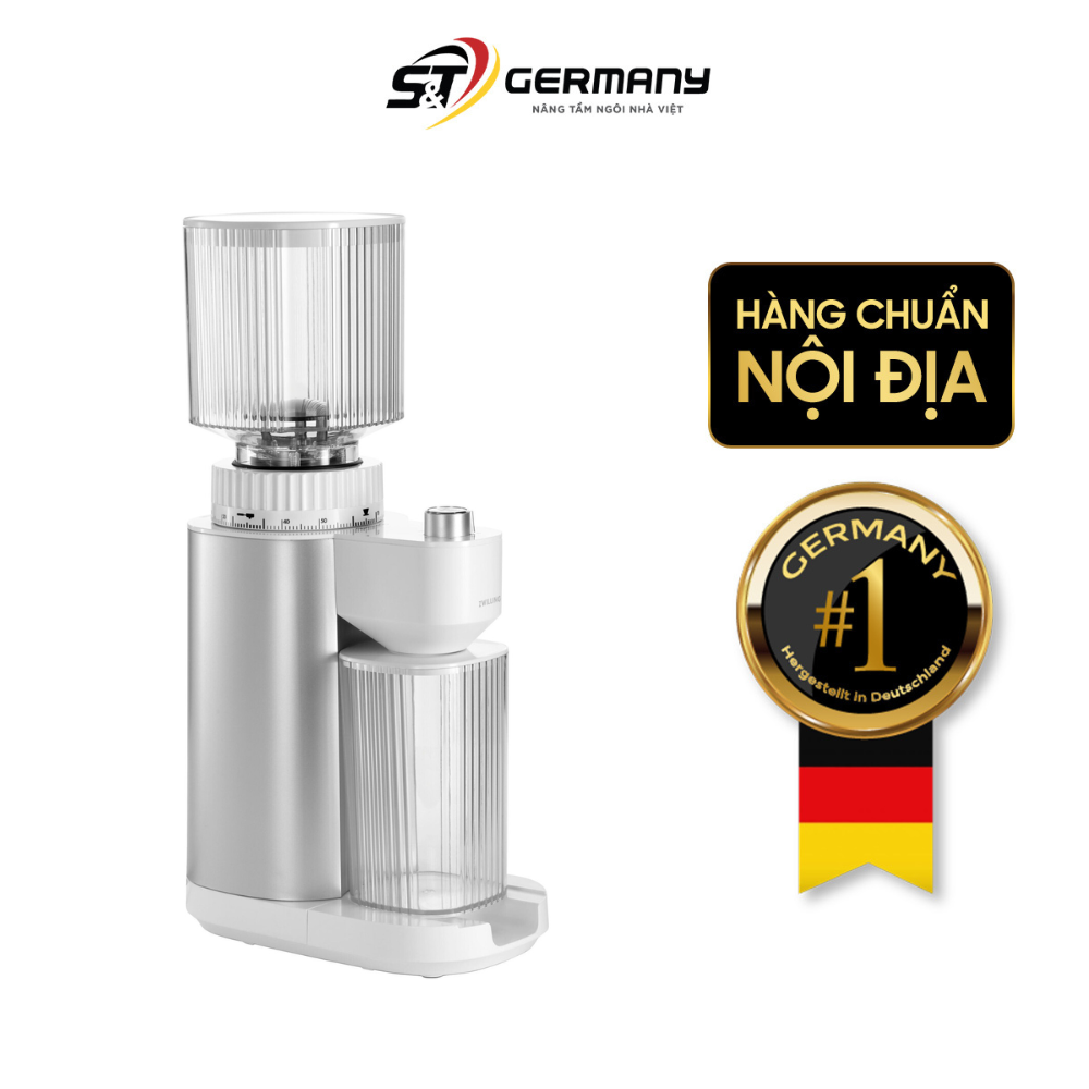 Máy xay hạt cà phê ZWILLING Enfinigy màu bạc trắng