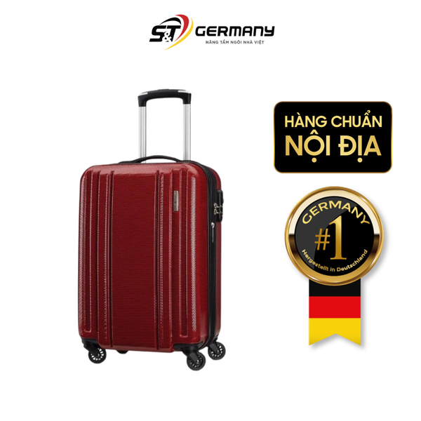 Vali Samsonite carbon size L màu đỏ