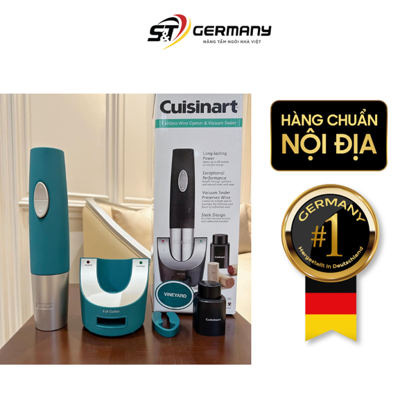 Mở rượu pin Cuisinart màu xanh