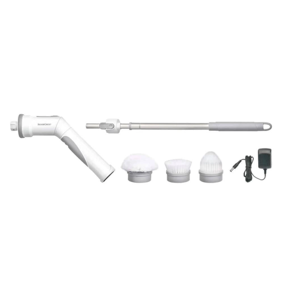 Bàn chải tự động silvercrest chà vệ sinh sàn, lavbo, toilet, trần nhà