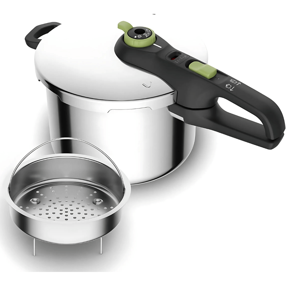 Nồi áp suất TEFAL Secure Trendy có khay hấp 6L