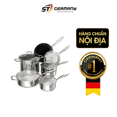 Bộ nồi inox cao cấp Ciwete 6 món
