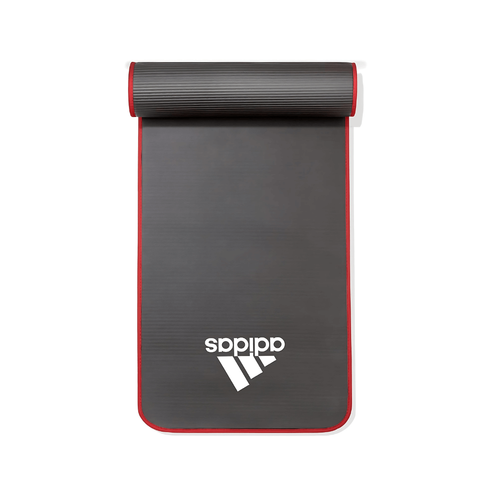 Thảm tập Yoga Adidas màu đen viền đỏ