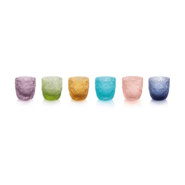 Set 6 chén Tricot (Assorted Colors) 75ml IVV 8837.1