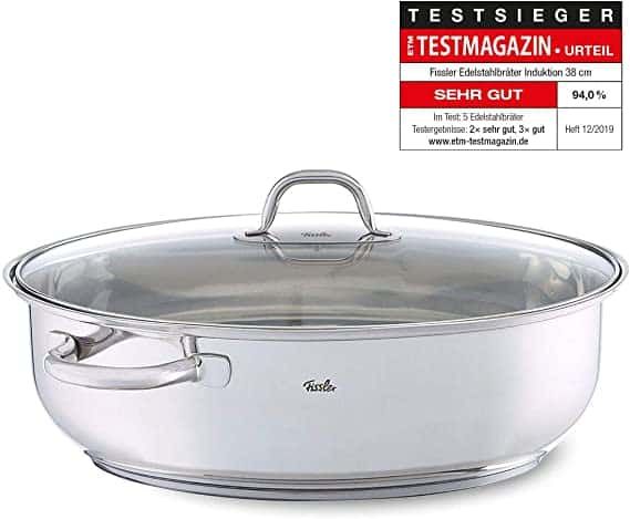 Nồi chảo Fissler 38 cm hình bầu dục