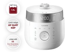 Nồi cơm điện cao tần Cuckoo CRP-LHTR1010FW 1,8L màu trắng