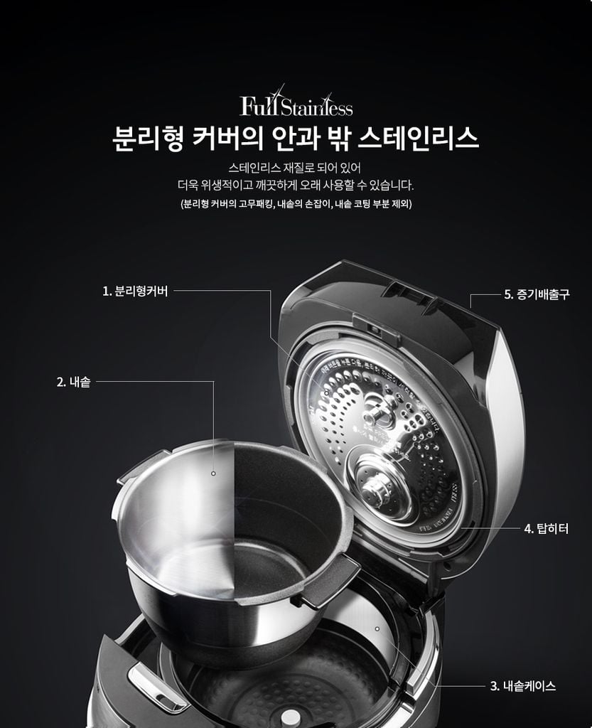 Nồi cơm điện cao tần Cuckoo CRP-JHR0610FD