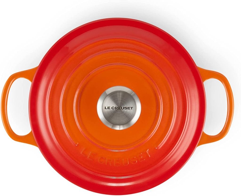 Nồi gang Le Creuset 22cm màu cam nội địa Đức