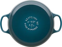 Nồi gang tròn Le Creuset 20cm màu xanh lam deep teal