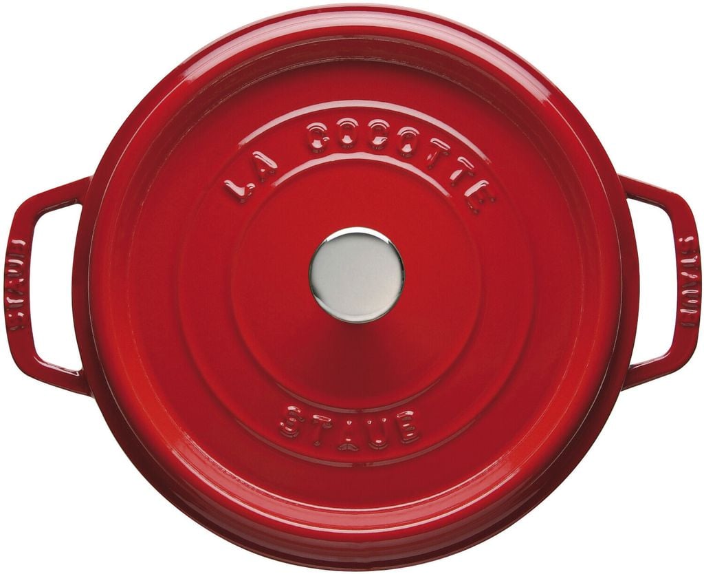 Nồi tròn STAUB Cocotte 24cm màu đỏ cheery nội địa Đức