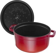 Nồi tròn STAUB Cocotte 24cm màu đỏ cheery nội địa Đức