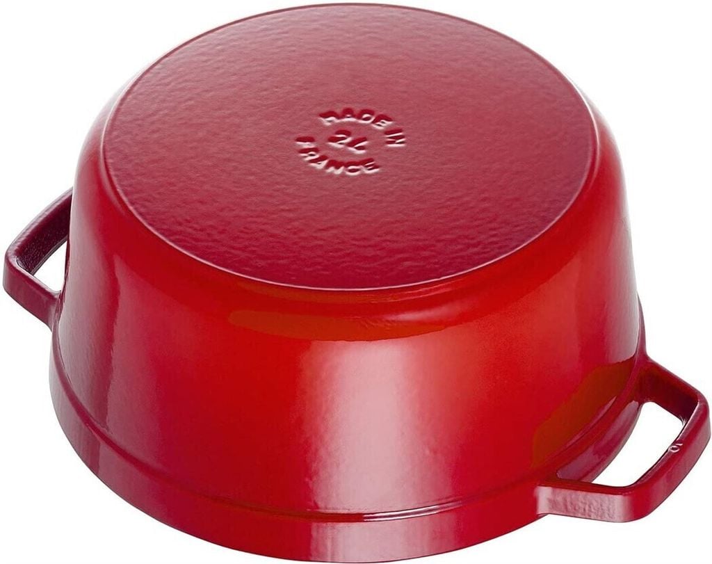 Nồi tròn STAUB Cocotte 24cm màu đỏ cheery nội địa Đức