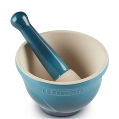 Bộ Chày Cối Lecreuset Mortar & Pestle Caribbean 300ml (màu xanh ngọc)