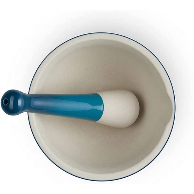 Bộ Chày Cối Lecreuset Mortar & Pestle Caribbean 300ml (màu xanh ngọc)