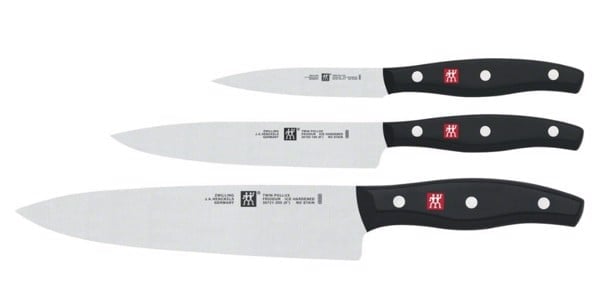 Set  Zwilling Twin Pollux gồm 3 dao với kích cỡ khác nhau