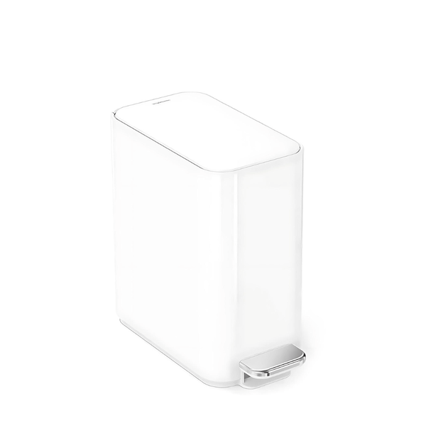 Thùng rác Simplehuman 5 lit màu trắng