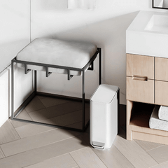 Thùng rác Simplehuman 5 lit màu trắng