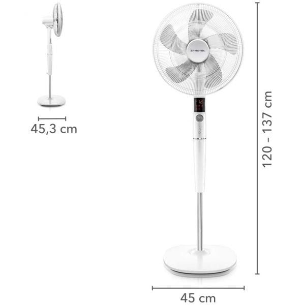 Quạt cây Trotec TVE 26S màu trắng