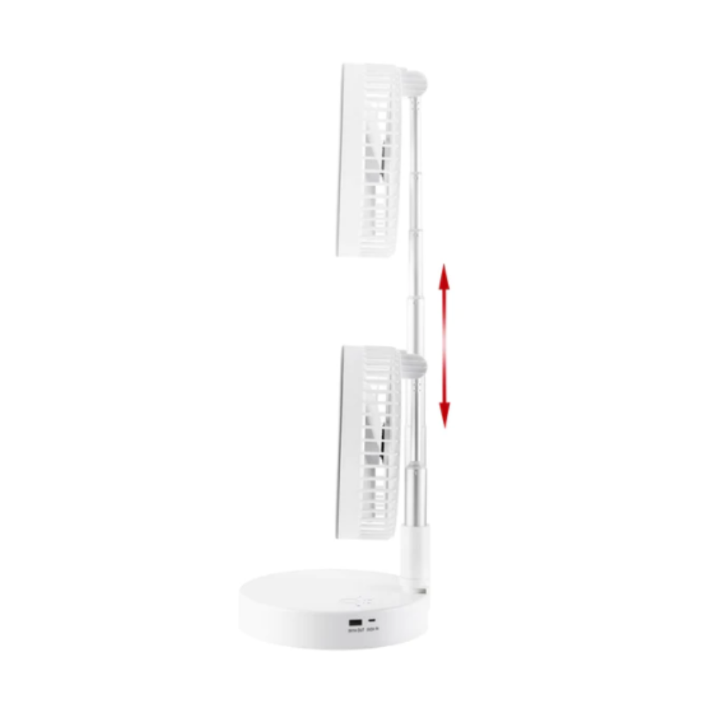 Quạt gấp gọn tích điện UNOLD 86720 Cordless Teleskop nội địa Đức
