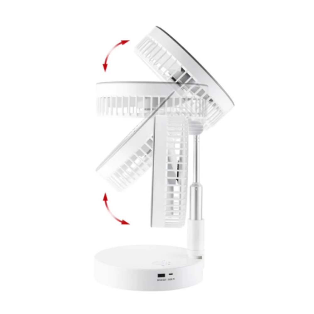Quạt gấp gọn tích điện UNOLD 86720 Cordless Teleskop nội địa Đức