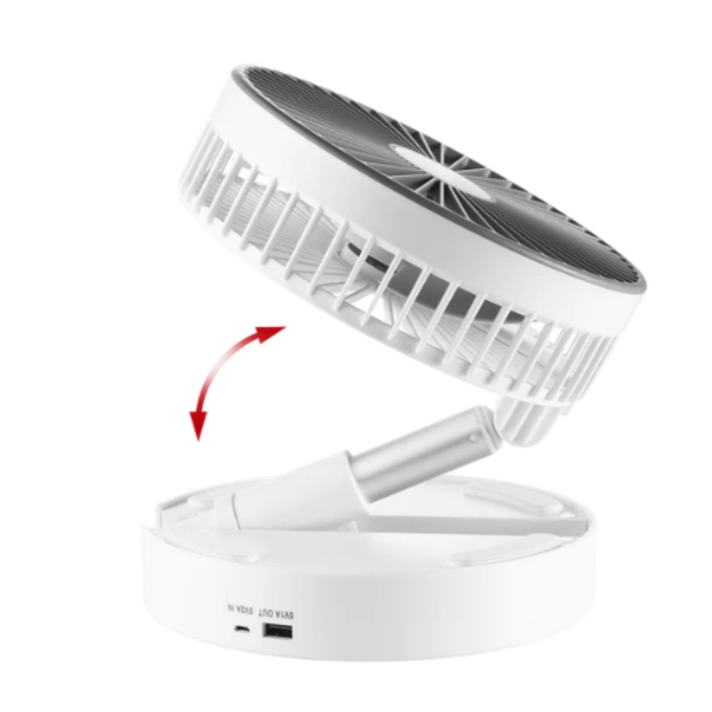 Quạt gấp gọn tích điện UNOLD 86720 Cordless Teleskop nội địa Đức