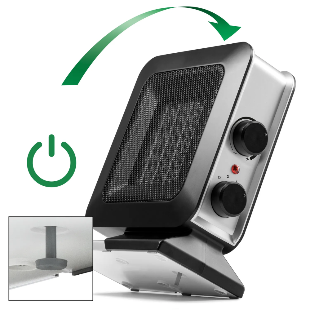 Quạt sưởi gốm Trotec TFC 13 E màu đen