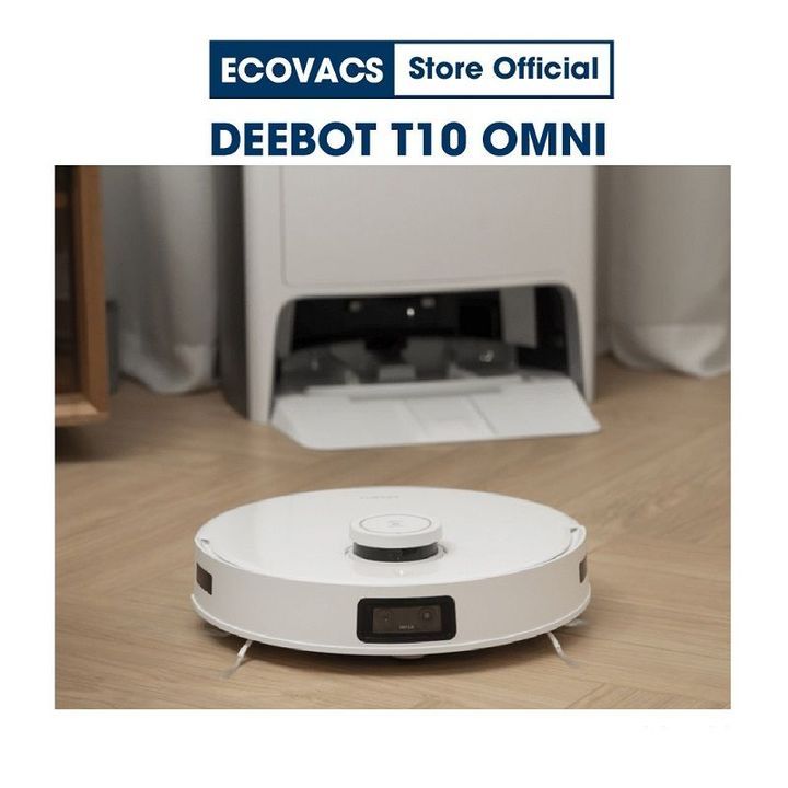 Robot hút bụi lau nhà Ecovas Deebot T10 Omni màu trắng