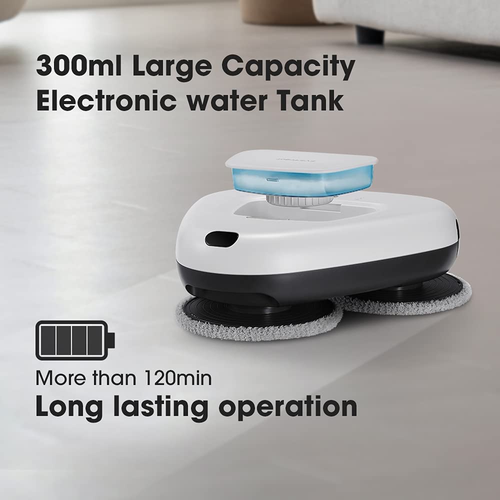 Các chế độ lau sạch của Robot lau nhà Everybot 3 chân