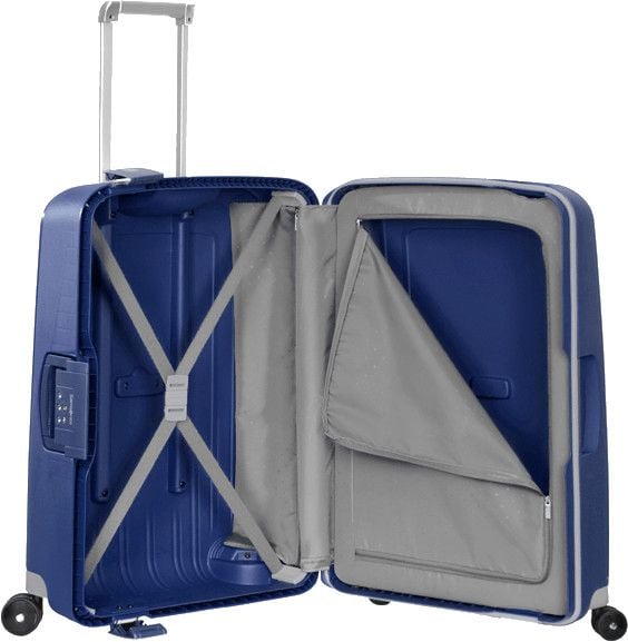 Vali Samsonite S cure size 24 (màu xanh dương blue) nội địa Đức made in EU