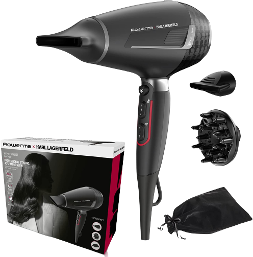 Sấy tóc cao cấp Rowenta CV888LF0 màu đen