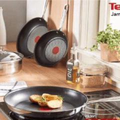 Set 3 chảo chống dính tefal jamie oliver 20-24-28cm