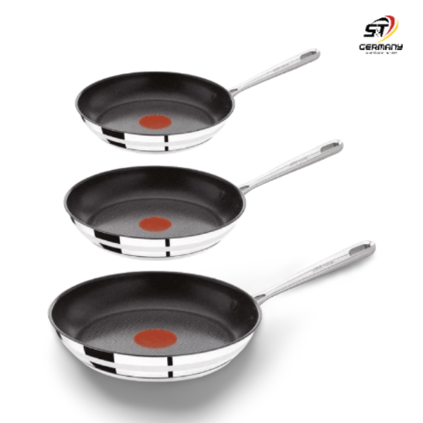 Set 3 chảo chống dính tefal jamie oliver 20-24-28cm