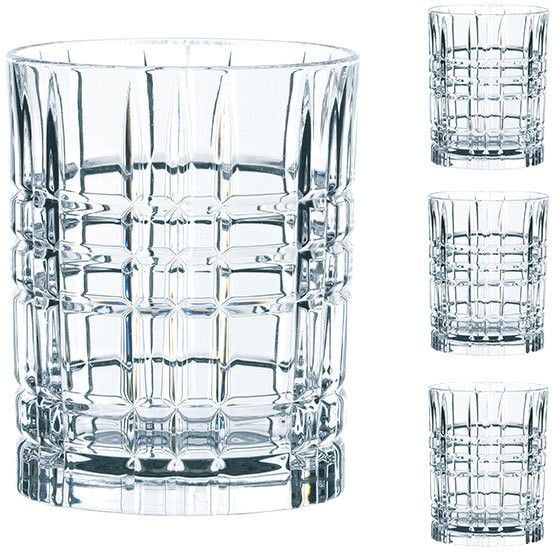 Set 4 cốc whisky thấp Square 101050 345ml