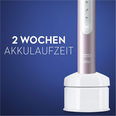 Set 2 bàn chải điện cao cấp ORAL-B Pulsonic Slim Luxe 4900 màu bạch kim và vàng hồng