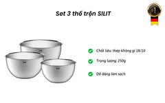 Set thố trộn Silit 3 chiếc nội địa Đức