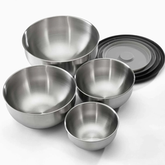 Set 4 âu inox Joseph Joseph 95025 Nest™ Prep&Store 100 kèm nắp