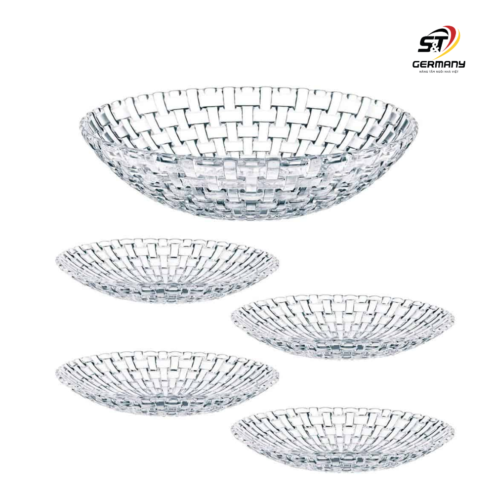 Set 5 đĩa pha lê Nachtmann Bossa Nova 98369