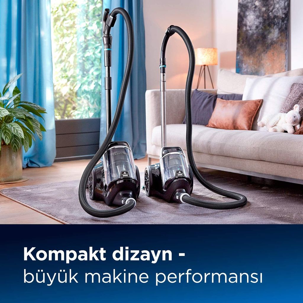 Máy hút bụi BISSELL 2273N SmartClean Compact 2L (tích hợp chổi quét bụi)