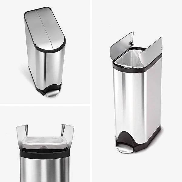 Thùng rác cánh bướm simplehuman 18 lít