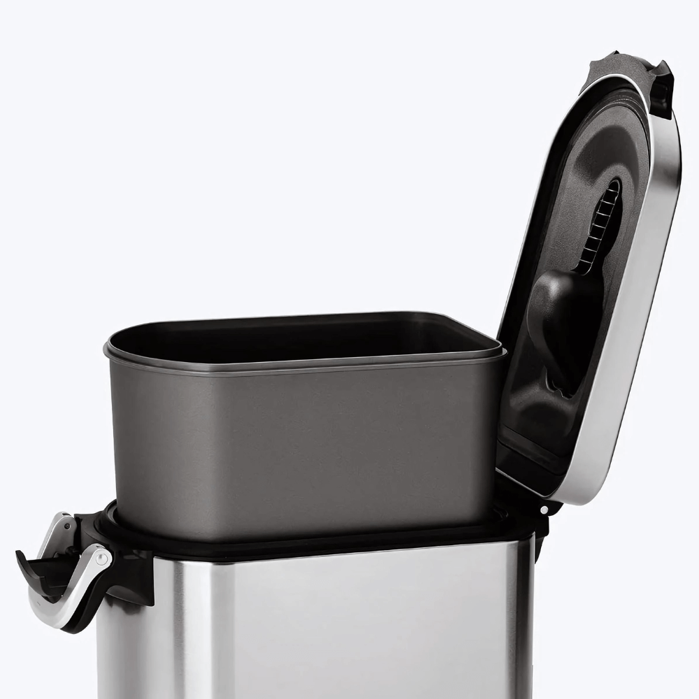 Thùng gạo cao cấp Simplehuman 25L màu trắng