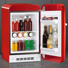 Tủ lạnh smeg màu đỏ SMEG FAB5RRD5