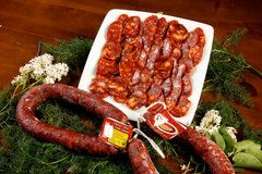 Xúc xích Jamonprive Chorizo Serrano Paprikawurst Naturdarm Artysán ganz, 400 g ( Xúc xích Salami Chorizo TBN 400g date 4/11/2021)