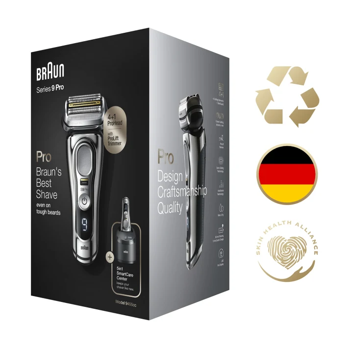 Máy cạo râu Braun serie 9 Pro Premium 9466cc made in Germany