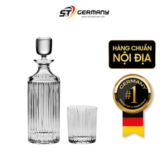 Bộ bình rượu pha lê Bohemia Skyline gồm 1 bình 0,7L và 6 cốc dung tich 320ml