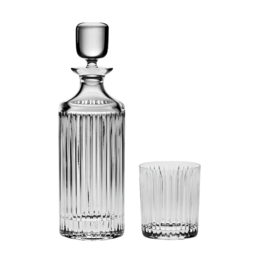Bộ bình rượu pha lê Bohemia Skyline gồm 1 bình 0,7L và 6 cốc dung tich 320ml