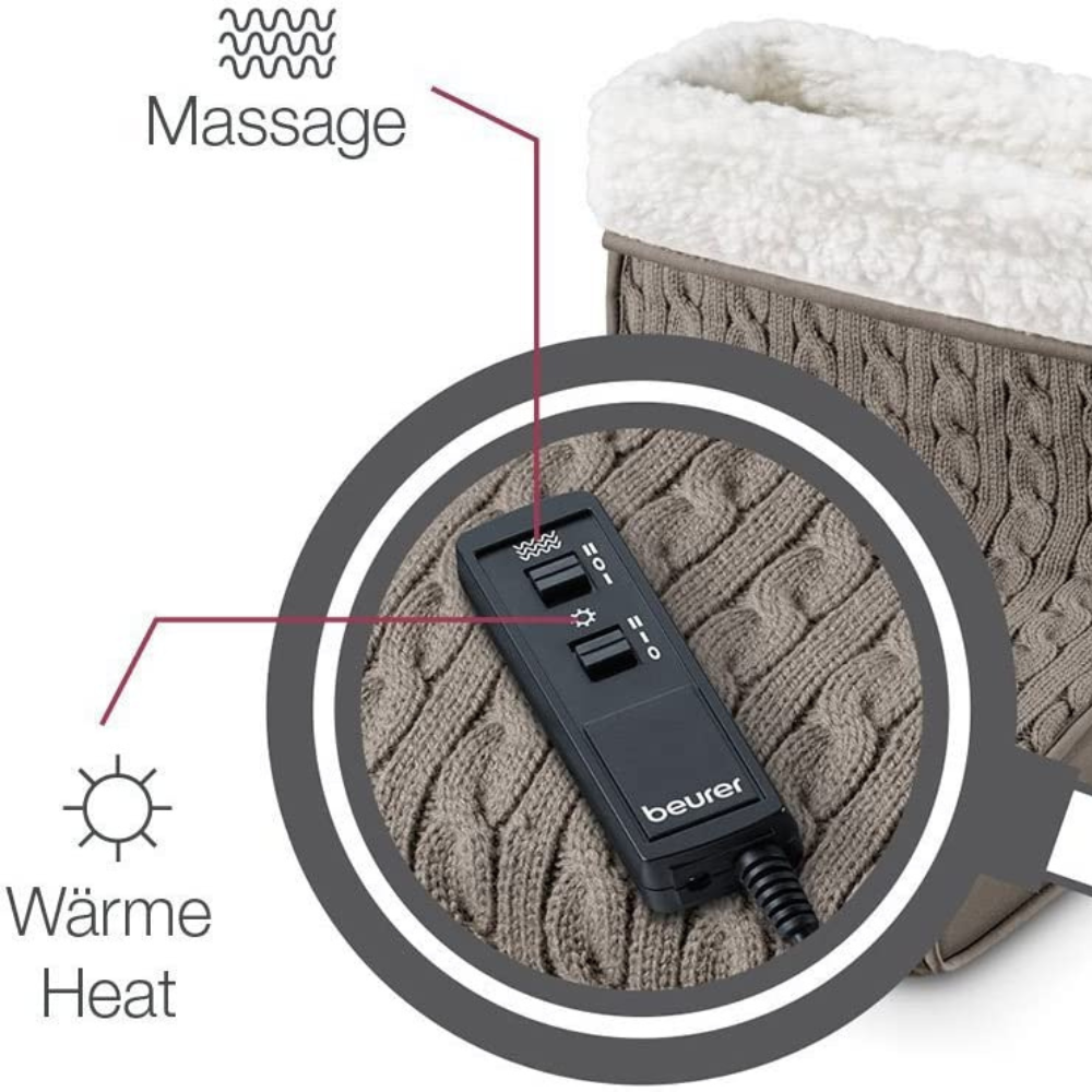 Ủng ủ ấm massage chân Beurer FWM45