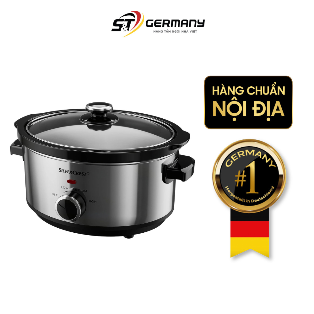 Nồi nấu chậm Silvercrest SSC200D1 3,5 L NEW