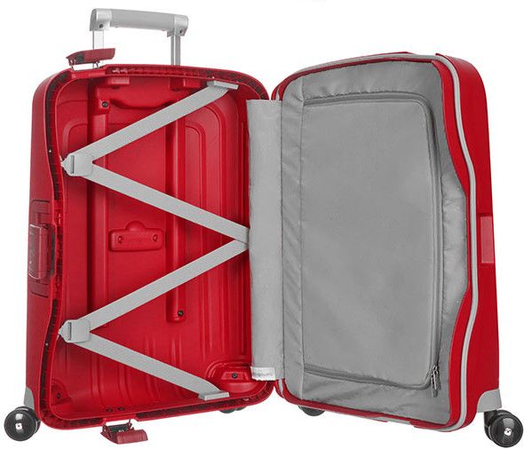 Vali Samsonite S cure size 24 (màu đỏ) made in EU